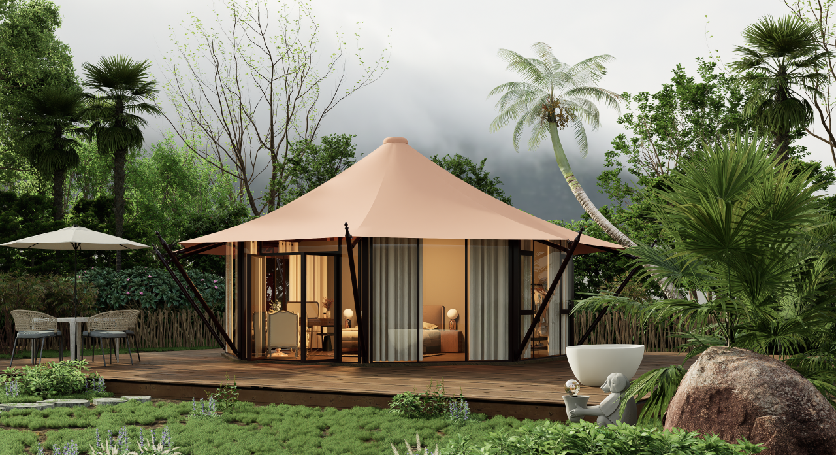 尉犁县异形篷房定制：专属设计赋能，打造城市户外专属名片