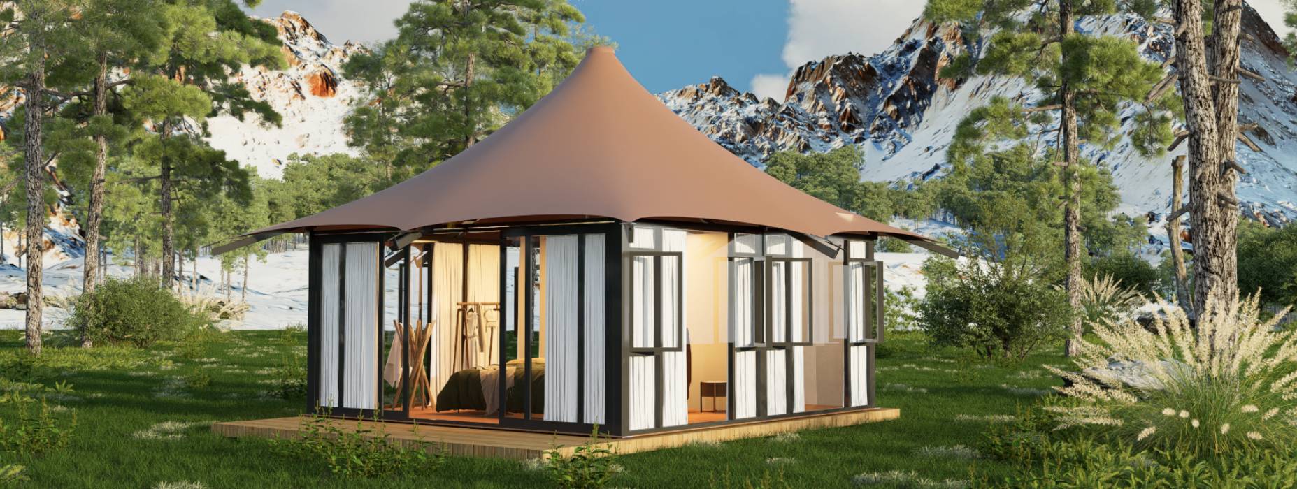 尉犁县多边形帐篷厂家